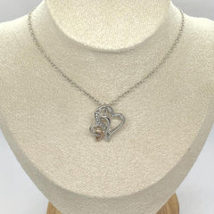 Heart Shaped Pendant Necklace for Women Mother Grandma