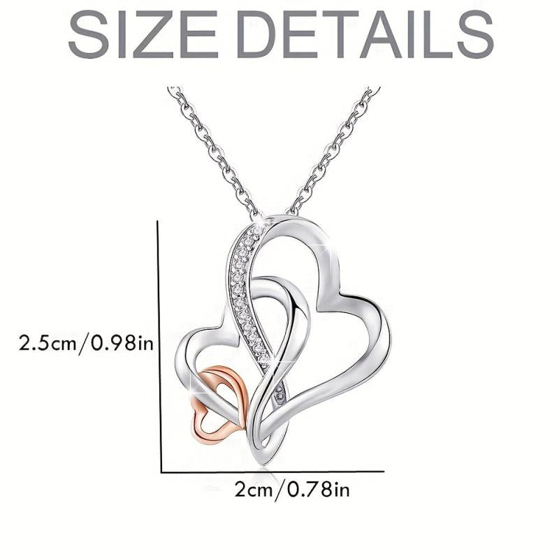 Heart Shaped Pendant Necklace for Women Mother Grandma
