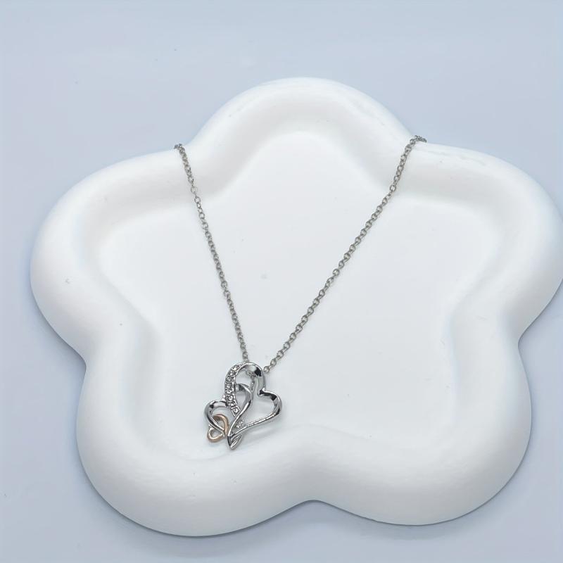 Heart Shaped Pendant Necklace for Women Mother Grandma