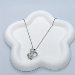 Heart Shaped Pendant Necklace for Women Mother Grandma