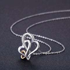 Heart Shaped Pendant Necklace for Women Mother Grandma