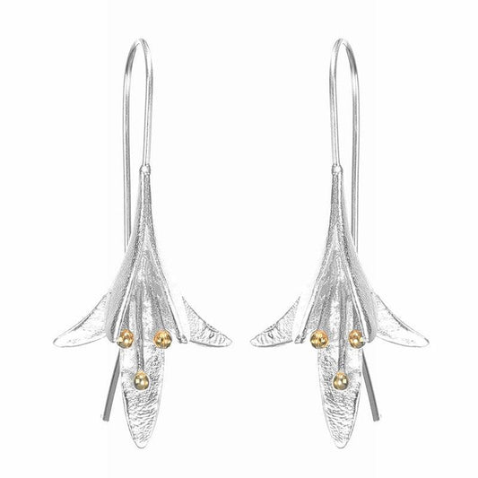 Lily Shape Ear Hook Earrings for Women