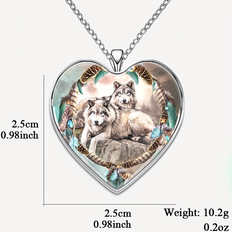 Heart Shaped Necklace for Men and Women - Anniversary Gift