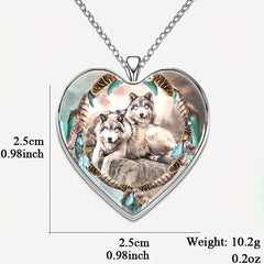 Heart Shaped Necklace for Men and Women - Anniversary Gift