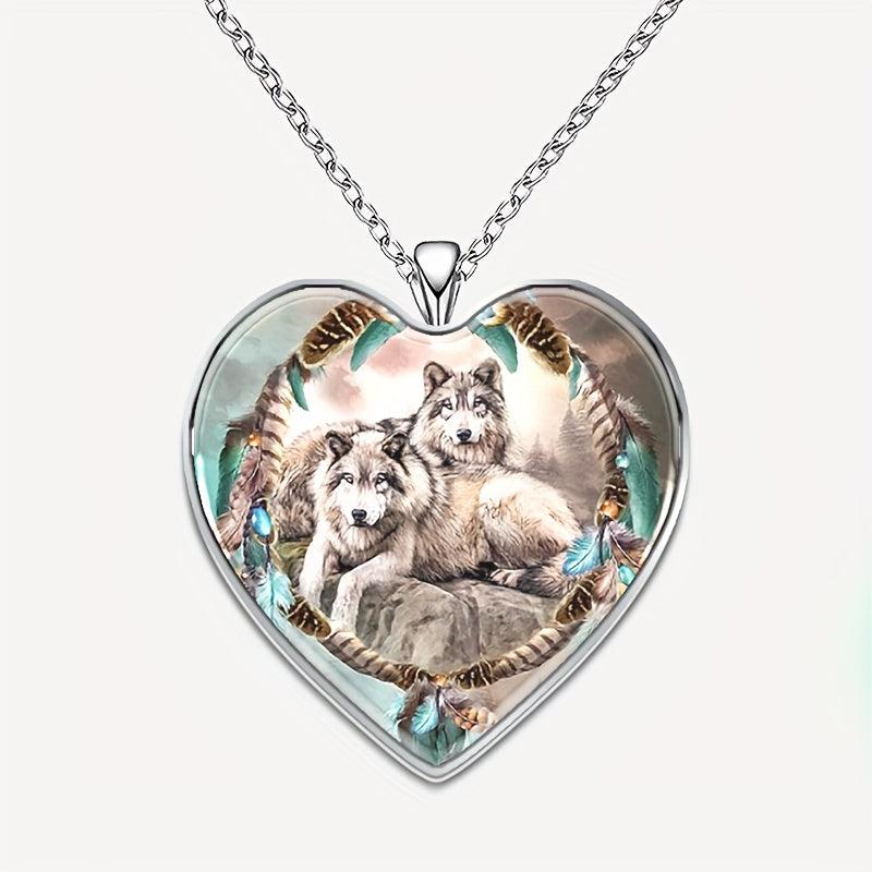 Heart Shaped Necklace for Men and Women - Anniversary Gift