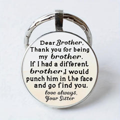 Creative English Keychain Good Wishes Birthday Gift