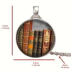 Round Crystal Bead Pendant Necklace for Boys and Girls