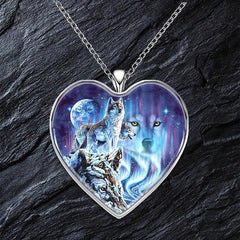 Heart Shaped Necklace For Men And Women Family Toy