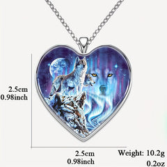 Heart Shaped Necklace For Men And Women Family Toy