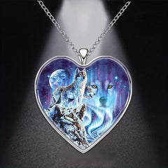 Heart Shaped Necklace For Men And Women Family Toy