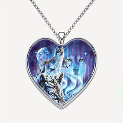 Heart Shaped Necklace For Men And Women Family Toy