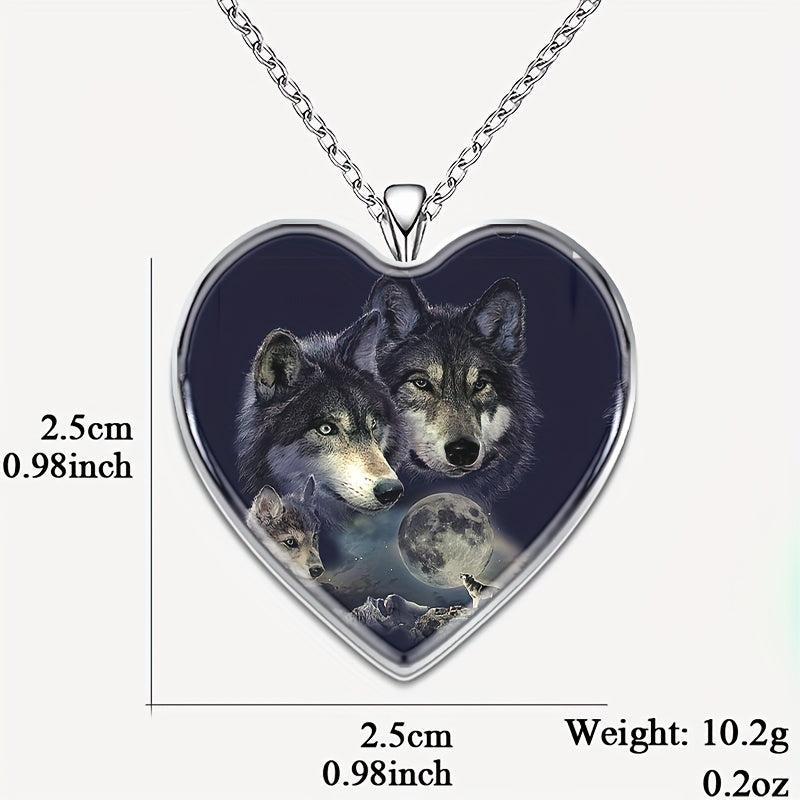 Heart Shaped Necklace for Family Anniversary Christmas Gift