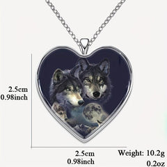 Heart Shaped Necklace for Family Anniversary Christmas Gift
