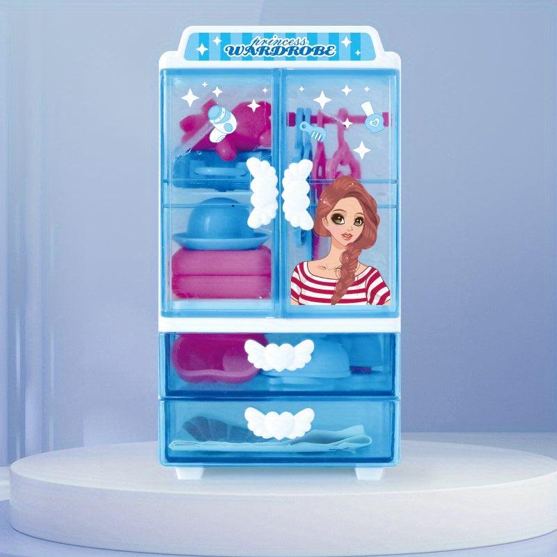 Princess Wardrobe Play Home Mini Puzzle Interactive Toys