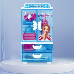 Princess Wardrobe Play Home Mini Puzzle Interactive Toys
