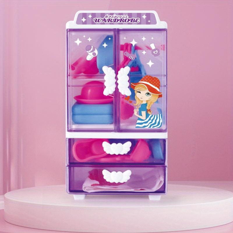 Princess Wardrobe Play Home Mini Puzzle Interactive Toys