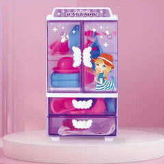 Princess Wardrobe Play Home Mini Puzzle Interactive Toys