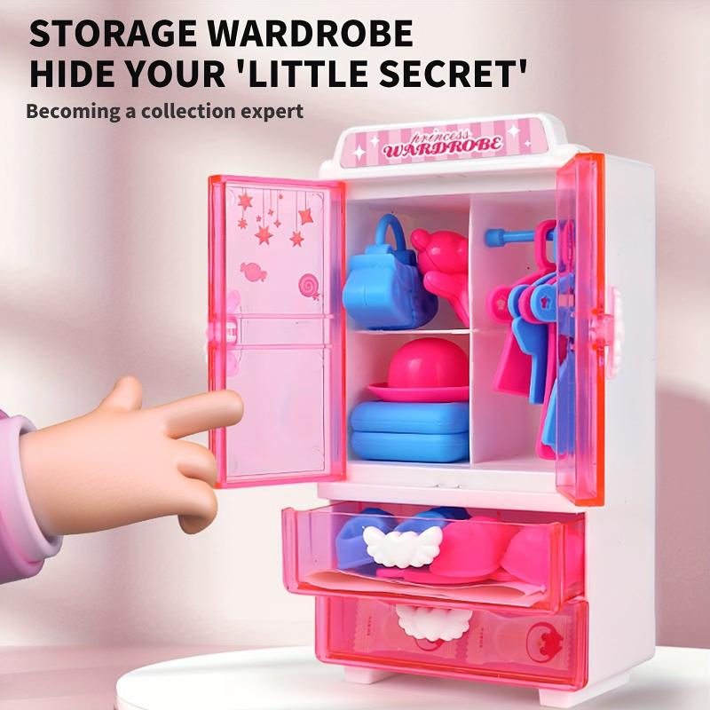 Princess Wardrobe Play Home Mini Puzzle Interactive Toys