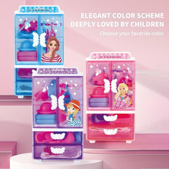 Princess Wardrobe Play Home Mini Puzzle Interactive Toys