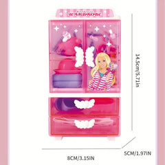 Princess Wardrobe Play Home Mini Puzzle Interactive Toys