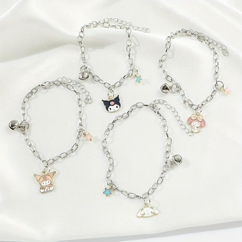 Adjustable Bell Bracelet for Cartoon Lovers