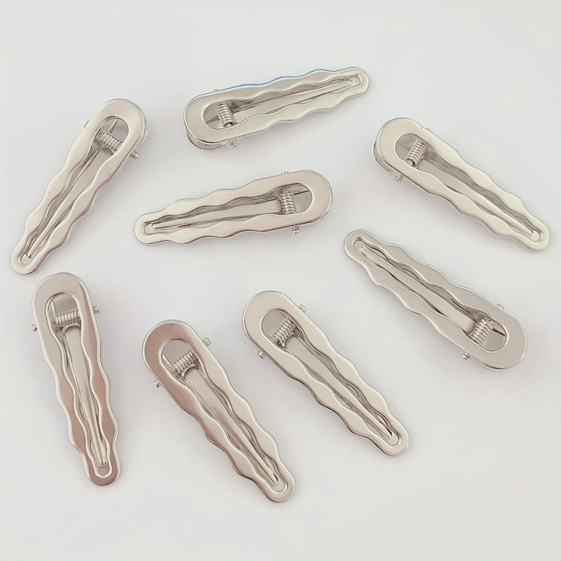 10PCS Seamless Hairpins Metal Hairpins Side Bangs Clips Hair Accessories
