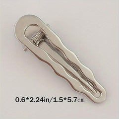 10PCS Seamless Hairpins Metal Hairpins Side Bangs Clips Hair Accessories