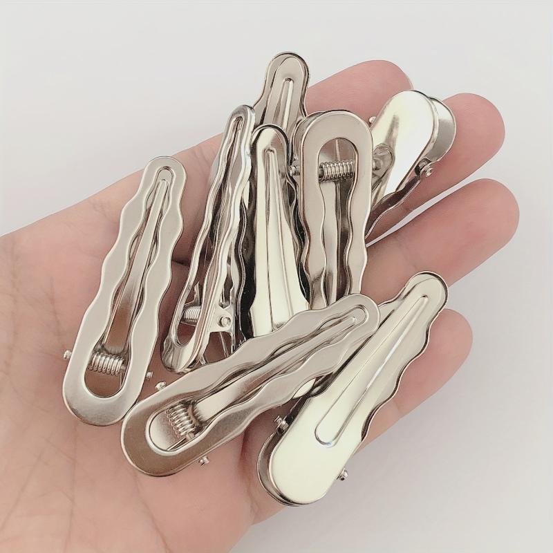 10PCS Seamless Hairpins Metal Hairpins Side Bangs Clips Hair Accessories