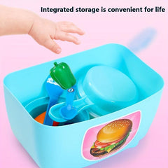 Kids Toy Kitchen Playset with Accessories for Boys and Girls
