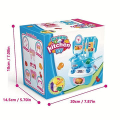 Kids Toy Kitchen Playset with Accessories for Boys and Girls