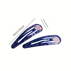Colorful Hair Clips Set for Girls, Pack of 30