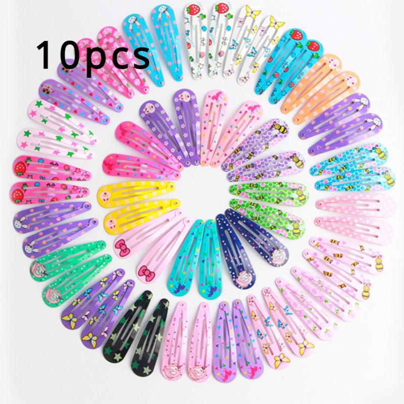 Colorful Hair Clips Set for Girls, Pack of 30