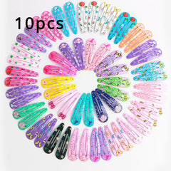 Colorful Hair Clips Set for Girls, Pack of 30