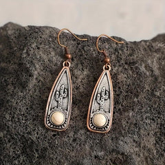 Retro Geometric Earrings Jewelry Casual Earrings