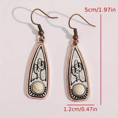 Retro Geometric Earrings Jewelry Casual Earrings