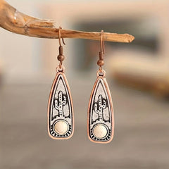 Retro Geometric Earrings Jewelry Casual Earrings