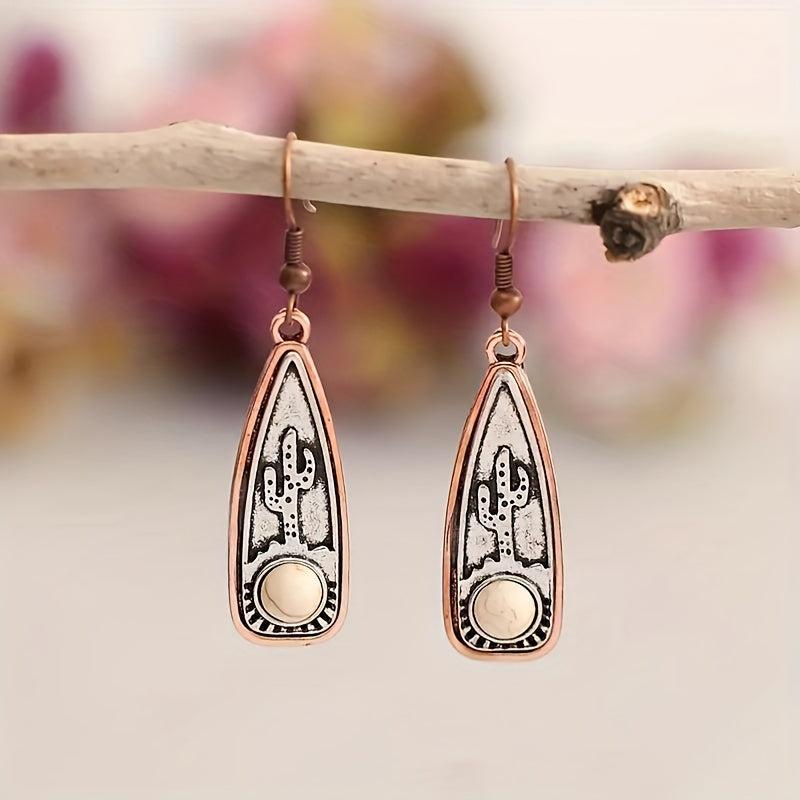 Retro Geometric Earrings Jewelry Casual Earrings
