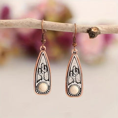 Retro Geometric Earrings Jewelry Casual Earrings