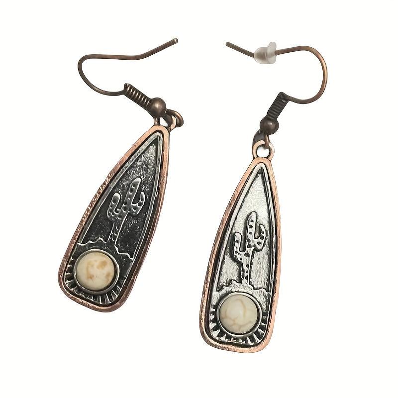 Retro Geometric Earrings Jewelry Casual Earrings