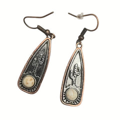 Retro Geometric Earrings Jewelry Casual Earrings