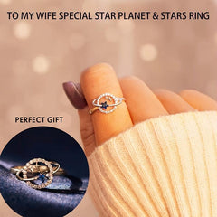 Double Star Around Dream Star Index Finger Ring Pentagram Women's Ring