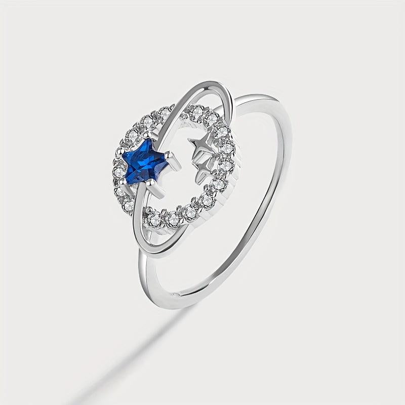 Double Star Around Dream Star Index Finger Ring Pentagram Women's Ring
