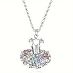 Ballet Dress Pendant Necklace Women Jewelry Gift