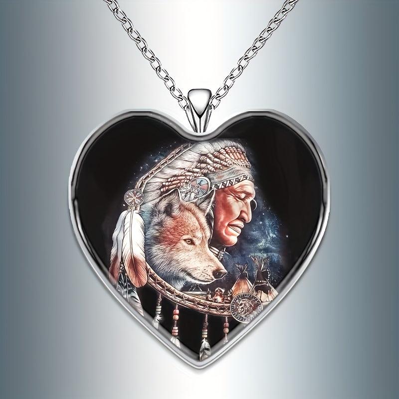 Heart Shaped Necklace for Men and Women, Family Toy for Anniversary