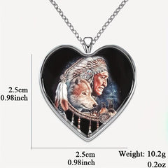 Heart Shaped Necklace for Men and Women, Family Toy for Anniversary