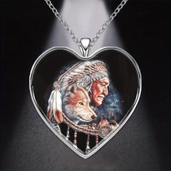 Heart Shaped Necklace for Men and Women, Family Toy for Anniversary