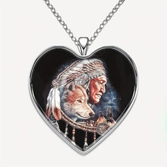 Heart Shaped Necklace for Men and Women, Family Toy for Anniversary