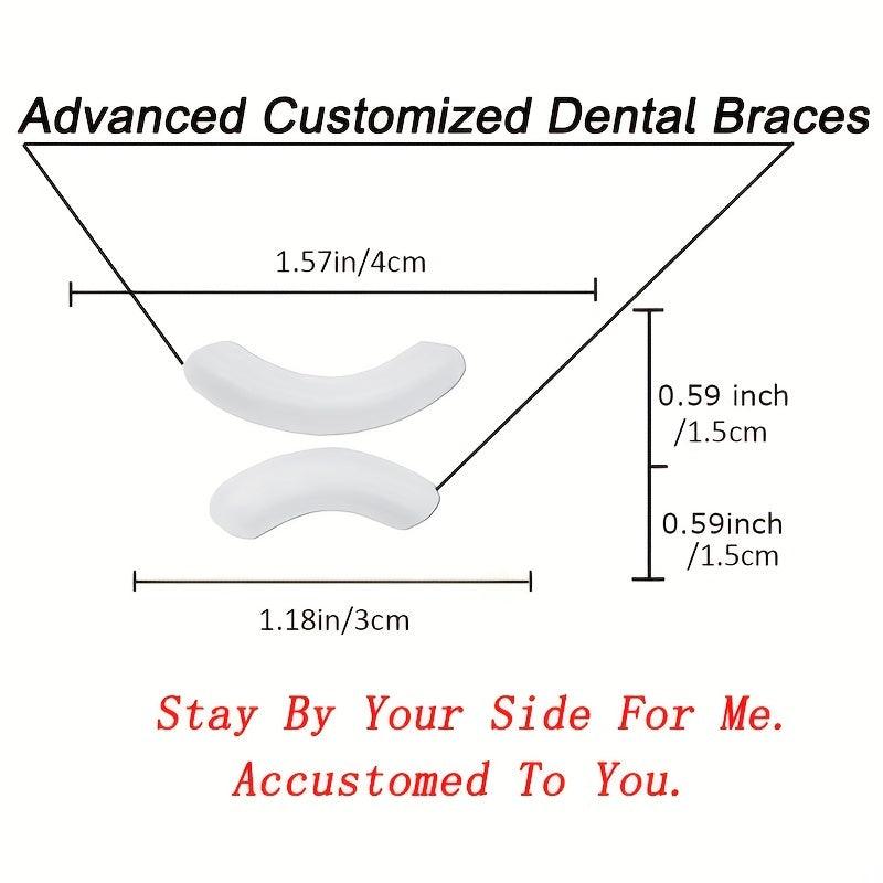 Unisex Hip Hop Style Grillz Fixing Bar For 6 Top & Bottom Set