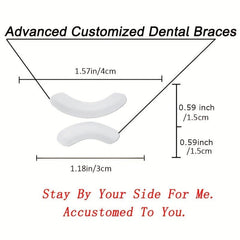 Unisex Hip Hop Style Grillz Fixing Bar For 6 Top & Bottom Set