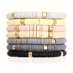 Bohemian Layer Beaded Stacking Statement Bracelets Set